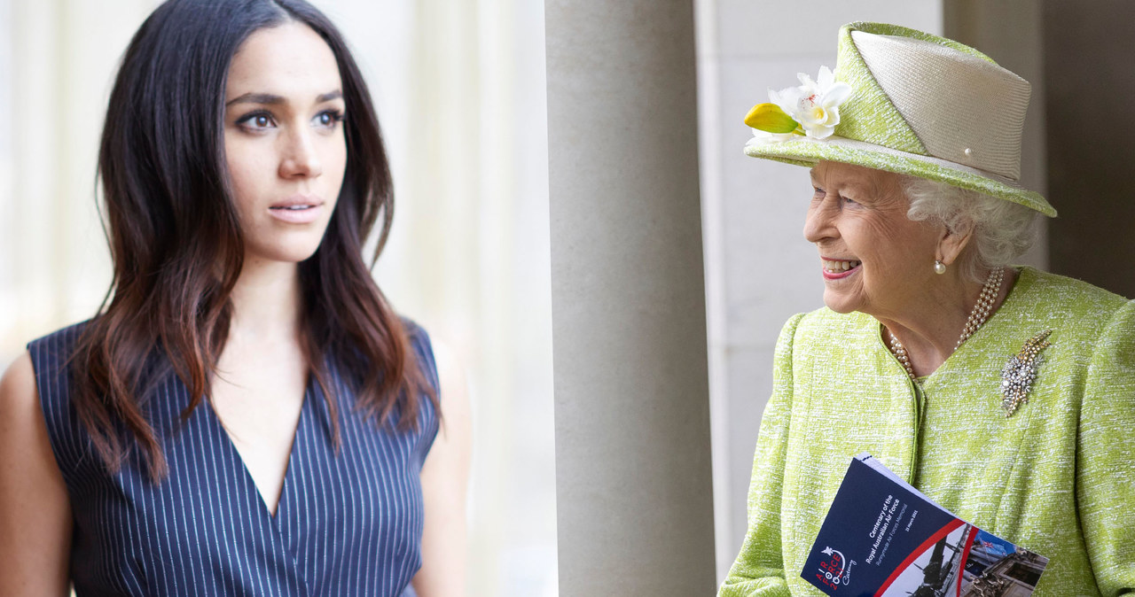 Meghan Markle i Królowa Elżbieta II /MEGA/POOL /Agencja FORUM