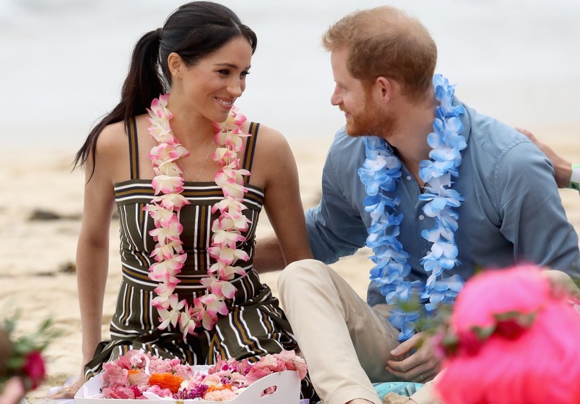 Meghan Markle i książę Harry pa plaży Bondi /Chris Jackson /Getty Images