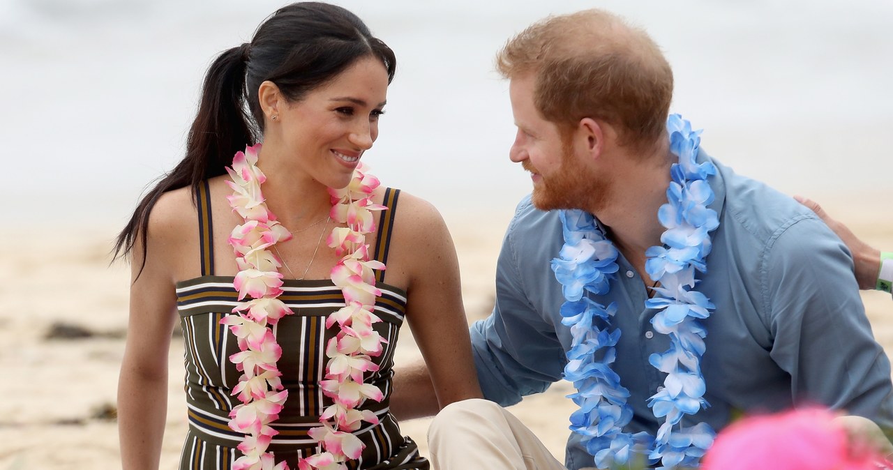 Meghan Markle i książę Harry pa plaży Bondi /Chris Jackson /Getty Images