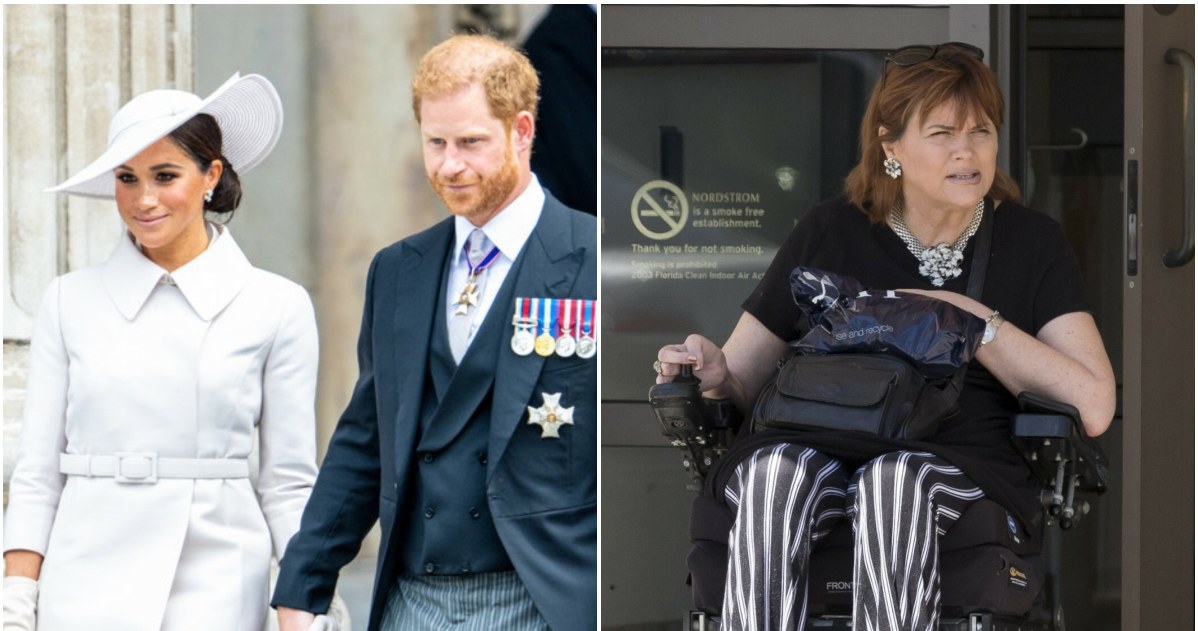 Meghan Markle i książę Harry, Samantha Markle /East News