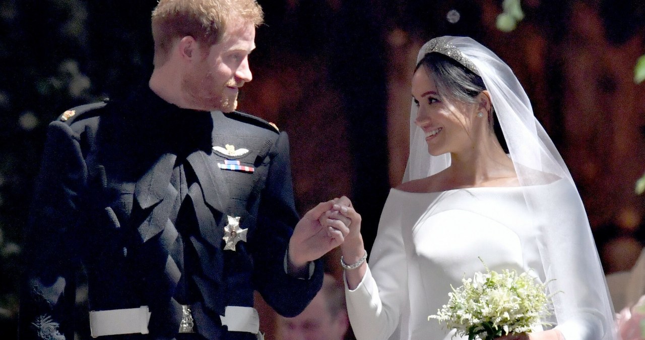 Meghan Markle i książę Harry w dniu swojego ślubu /PA Wire/PA Images /East News