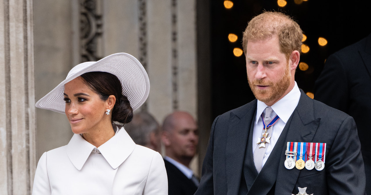 Meghan Markle i książe Harry w Londynie /Getty Images