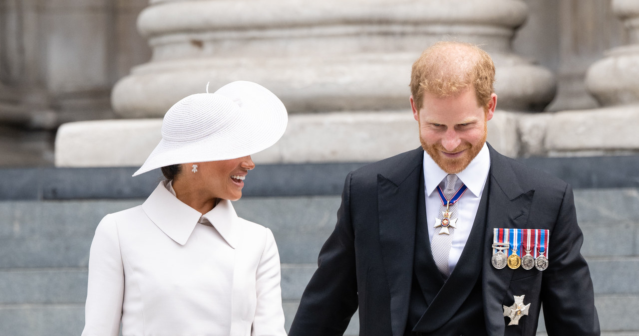 Meghan Markle i książe Harry w Londynie /Getty Images