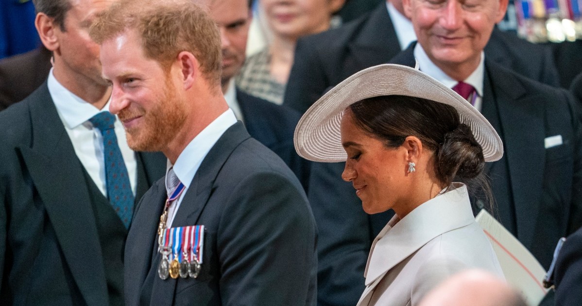 Meghan Markle i książe Harry w Londynie /Getty Images