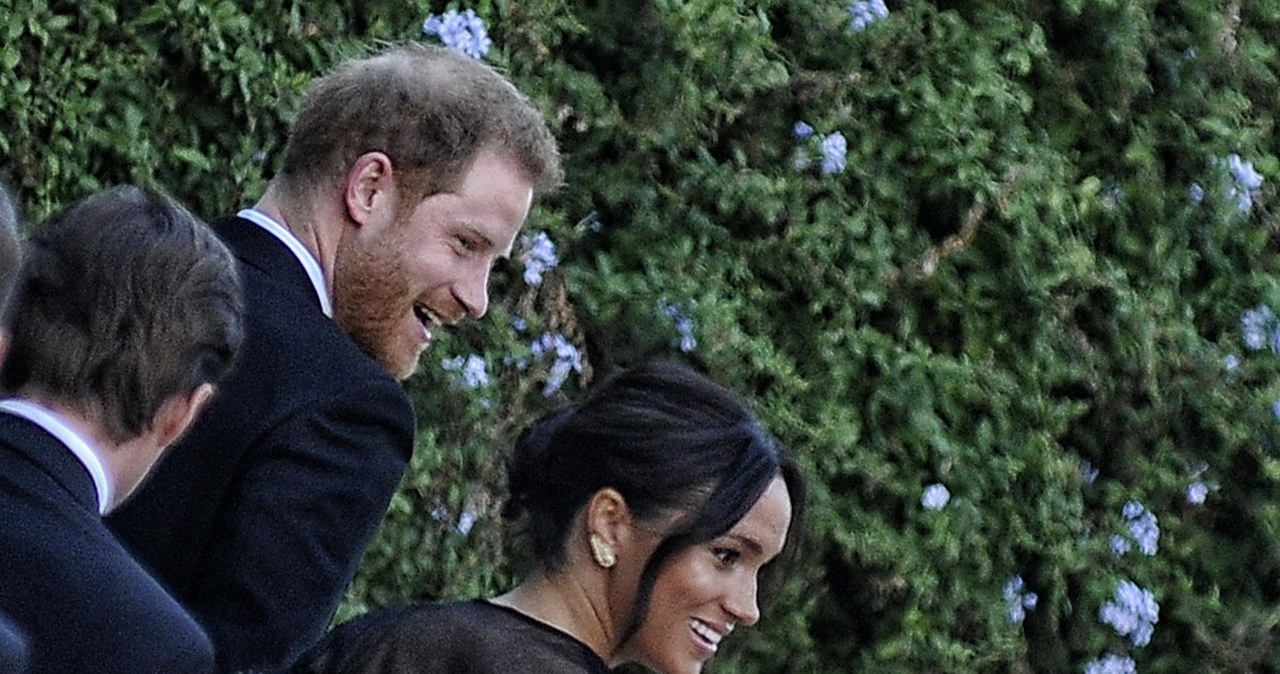 Meghan Markle i książę Harry w Rzymie /Splashnews /East News