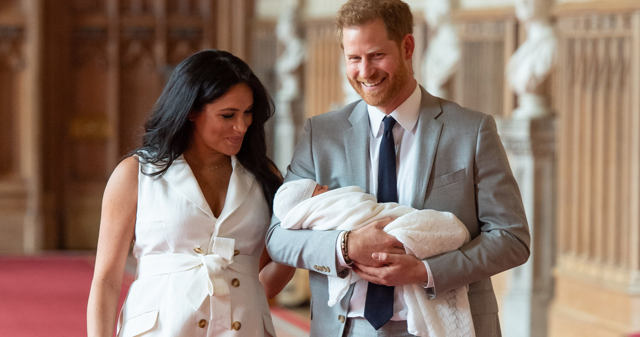 Meghan Markle i książę Harry z księciem Archiem /WPA Pool /Getty Images