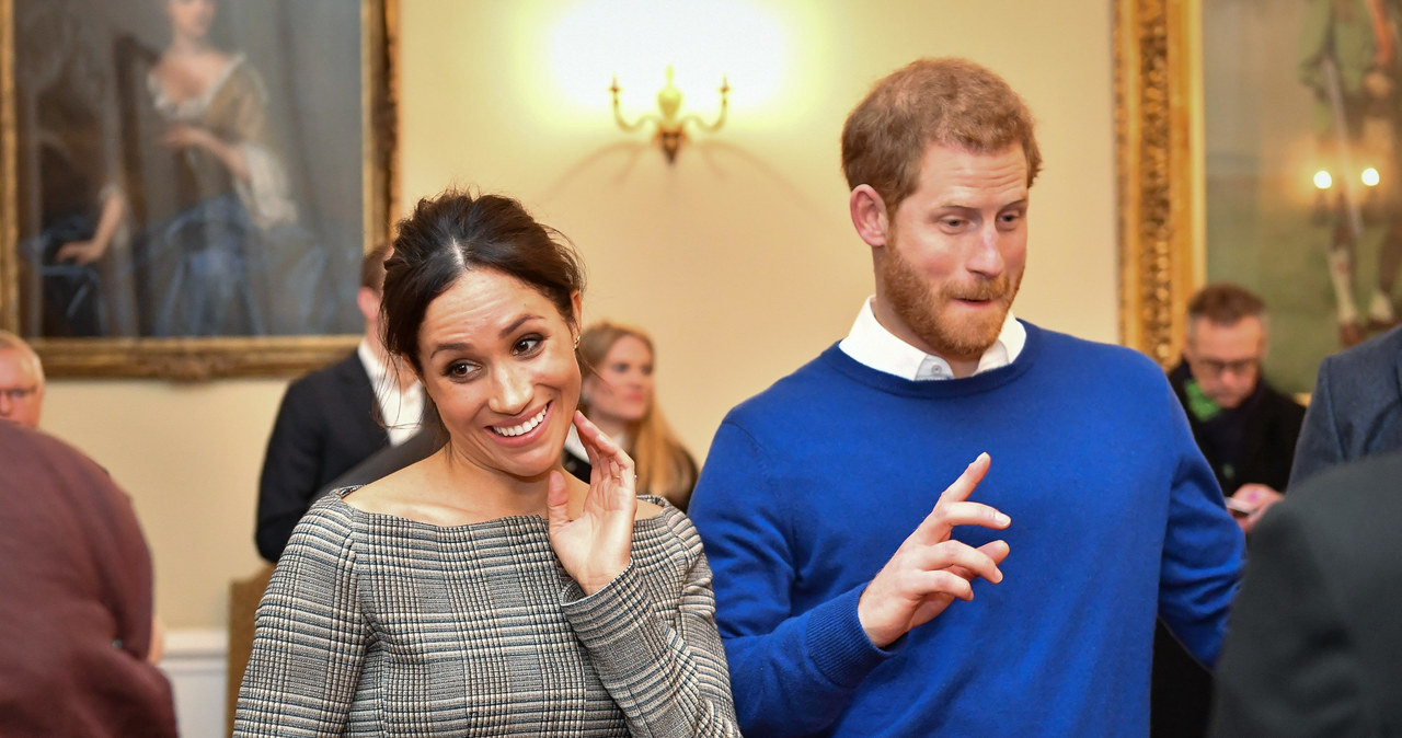 Meghan Markle i książę Harry /AFP