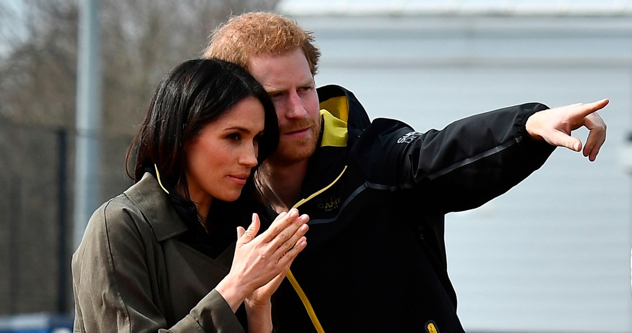 Meghan Markle i książę Harry /AFP