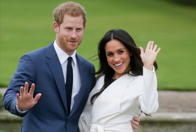 Meghan Markle i książę Harry /AFP