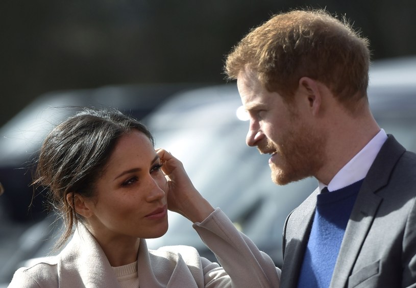 Meghan Markle i książę Harry /AFP