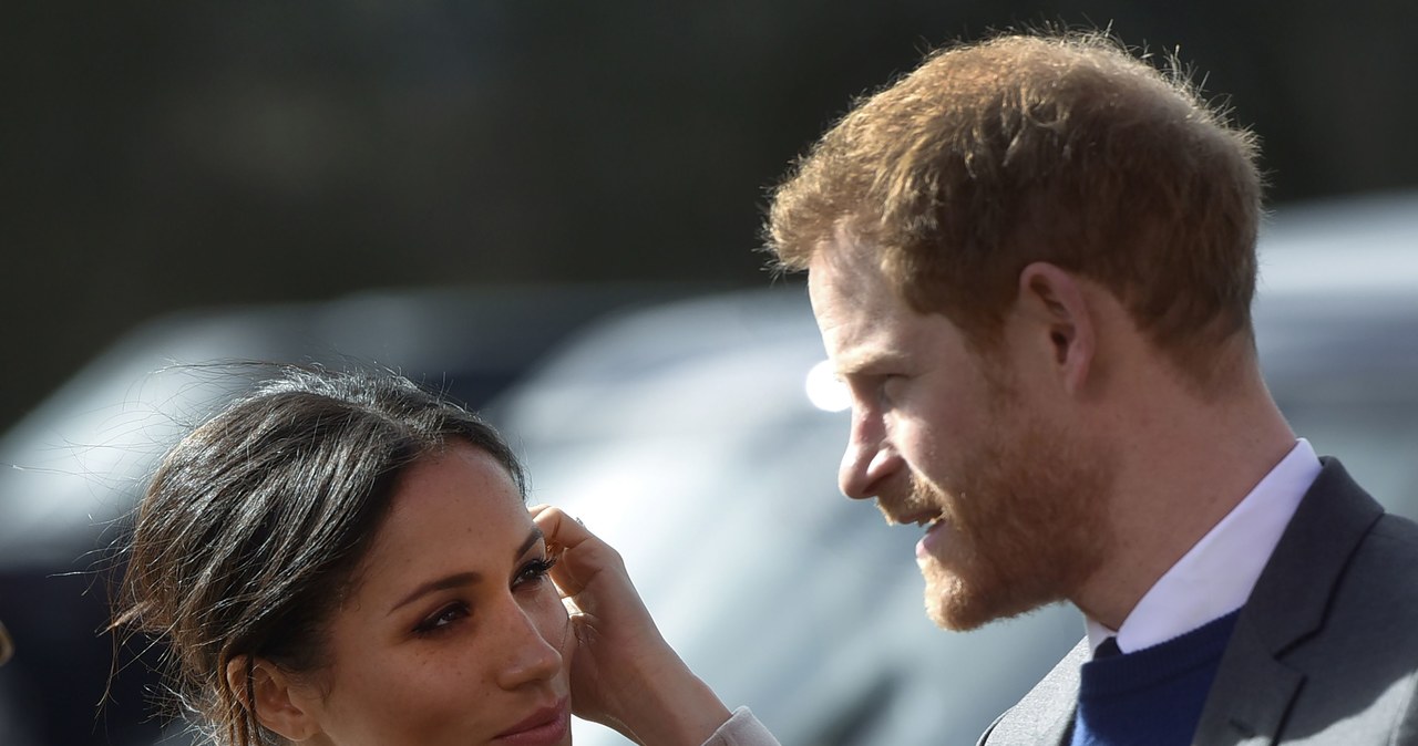 Meghan Markle i książę Harry /AFP