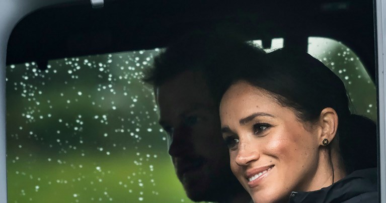 Meghan Markle i książę Harry /AFP