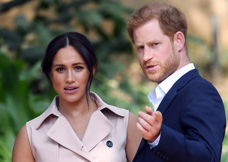 Meghan Markle i książę Harry /	FACUNDO ARRIZABALAGA /PAP/EPA