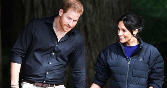 Meghan Markle i książę Harry /Rex Features /East News