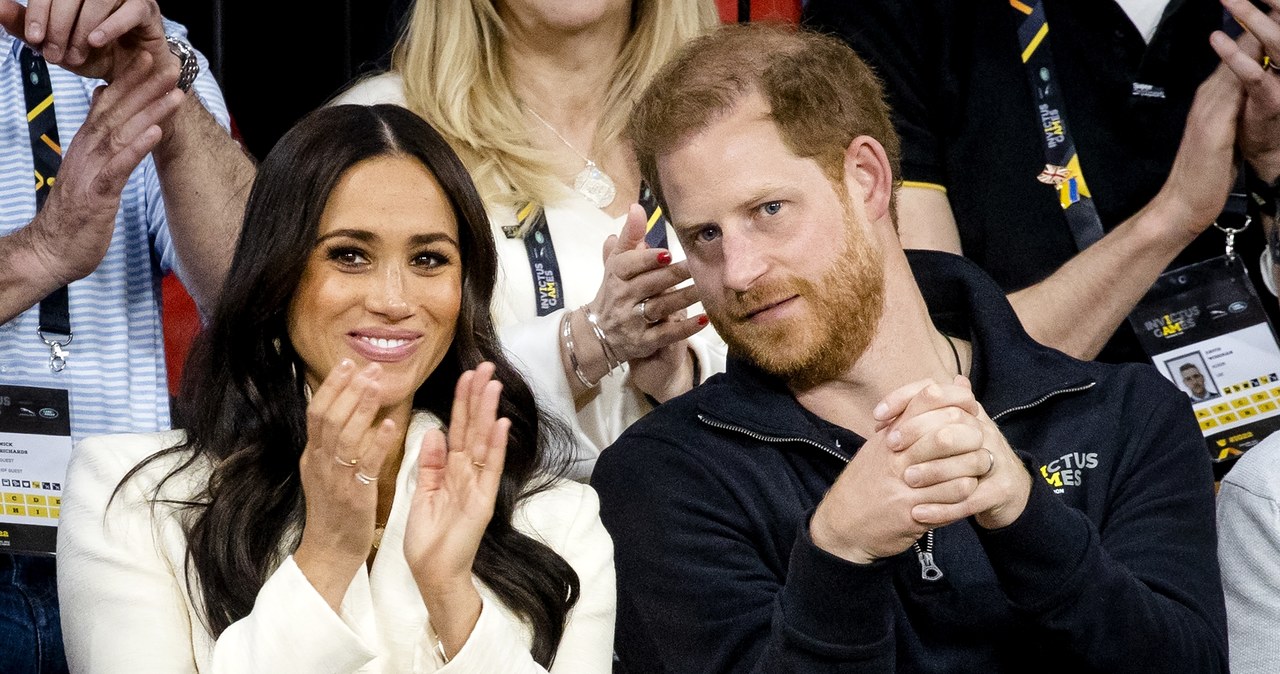 Meghan Markle i książę Harry /Sem van der Wal /AFP