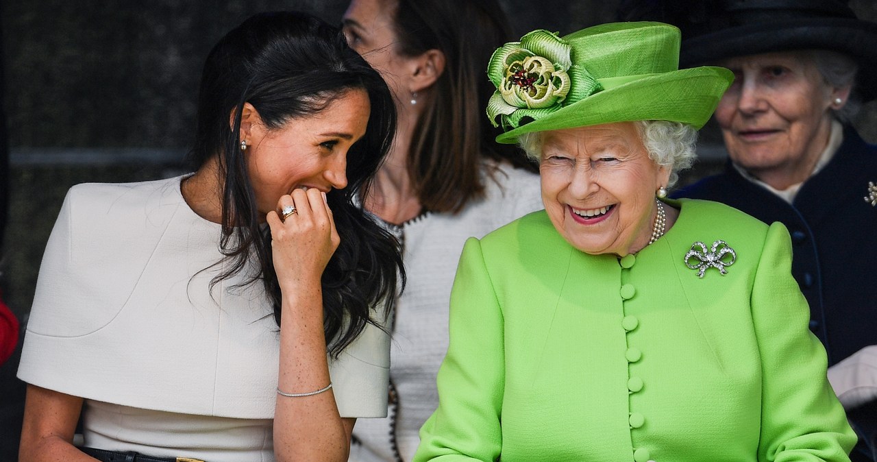 Meghan Markle, królowa Elżbieta II /Jeff J Mitchell /Getty Images