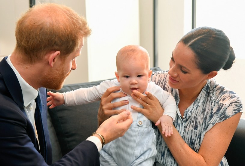 Meghan Markle, książę Harry i Archie /Getty Images