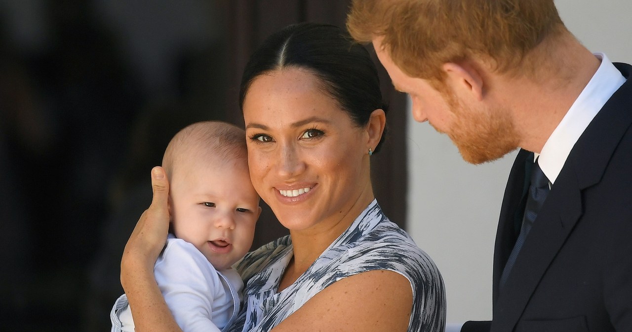 Meghan Markle, książę Harry i ich syn Archie /	Toby Melville /Getty Images