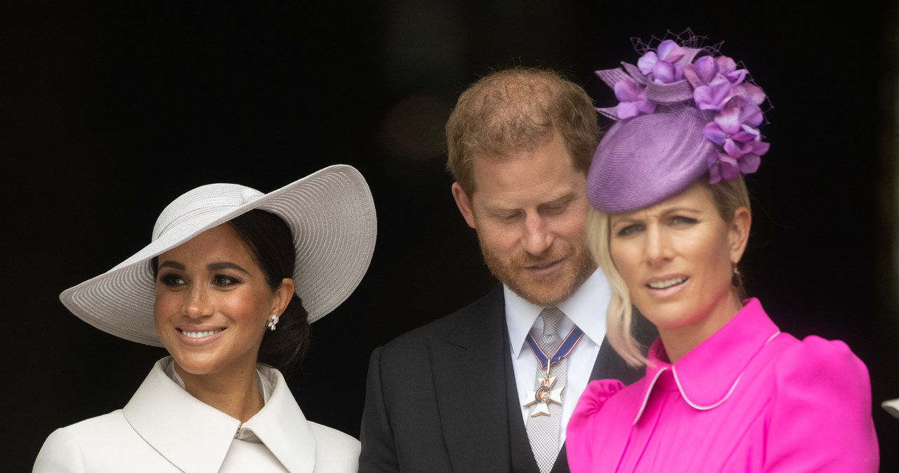 Meghan Markle, książę Harry na wydarzeniu ochoczo rozmawiali z rodziną /Samir Hussein /Getty Images