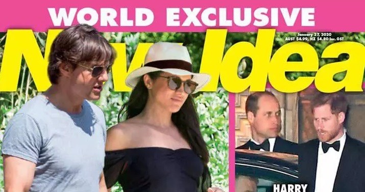 Meghan Markle na okładce australijskiego tabloidu "New Idea" /New Idea /materiał zewnętrzny