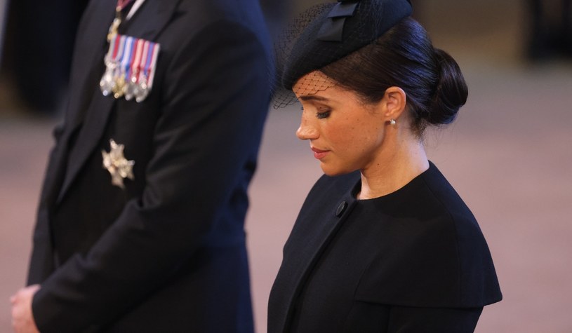 Meghan Markle na pogrzebie królowej /Getty Images