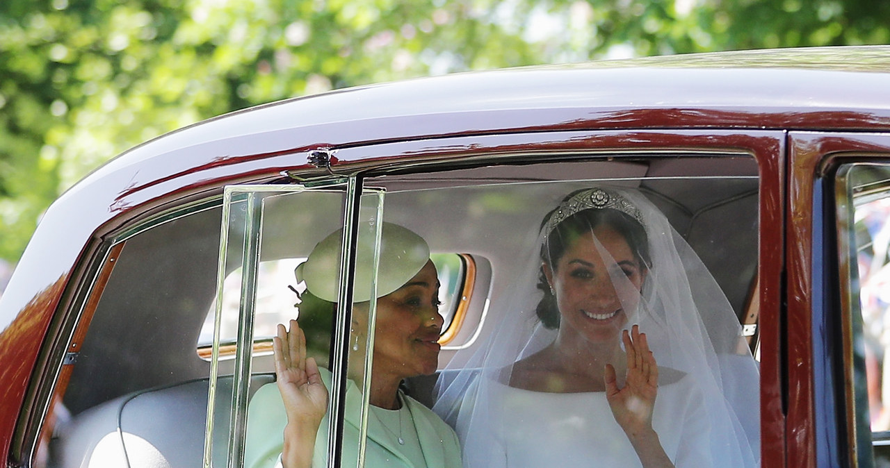 Meghan Markle w drodze do kościoła /Richard Heathcote /Getty Images