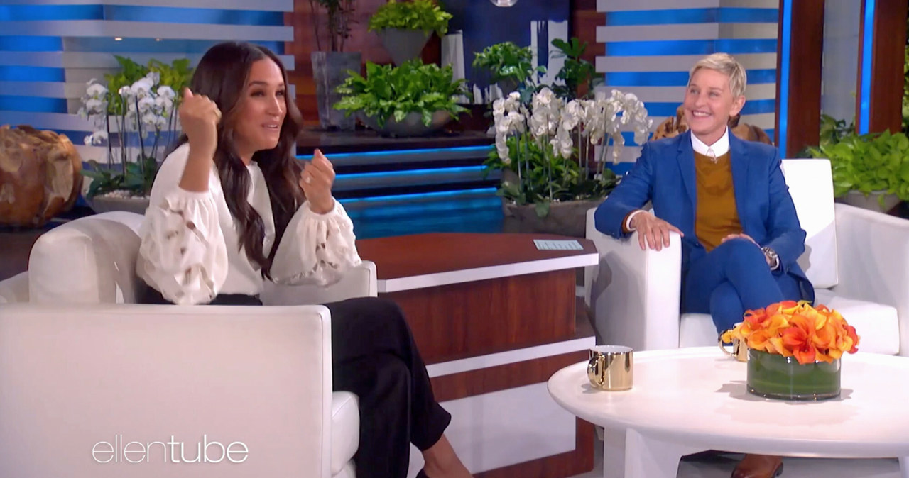 Meghan Markle w show Ellen DeGeneres /EllenTube/Ferrari Press/East News /East News