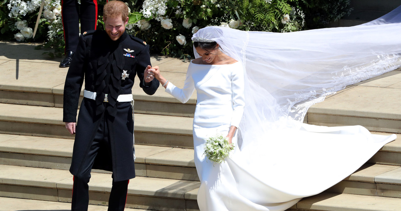 Meghan Markle w sukni ślubnej /WPA Pool /Getty Images