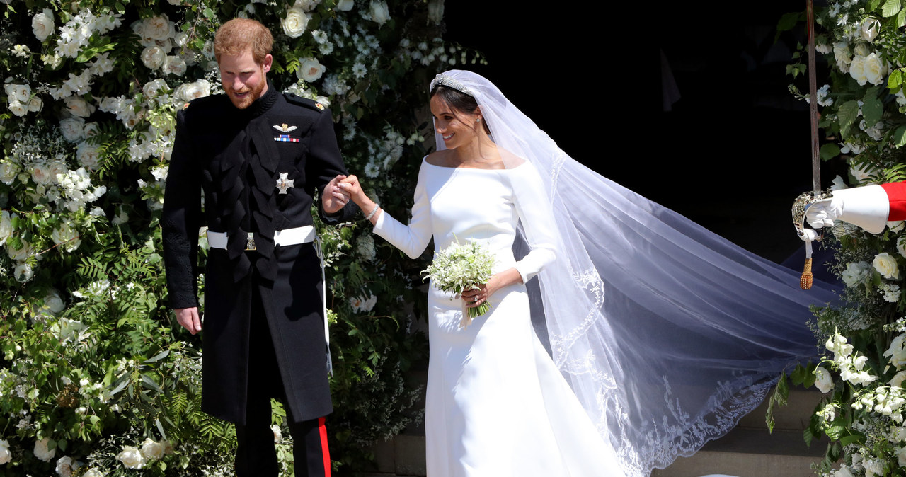 Meghan Markle w sukni ślubnej /WPA Pool /Getty Images