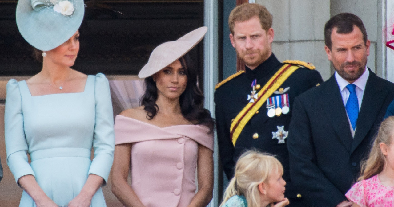 Meghan Markle z rodziną królewską podczas obchodów 92. urodzin królowej Elżbiety II. /Splash News /East News