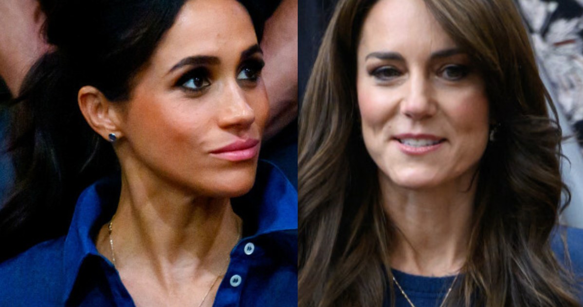 Meghan Markle znów chce przyćmić Kate. Jej świąteczna stylizacja szokuje /Splash News / SplashNews.com /East News