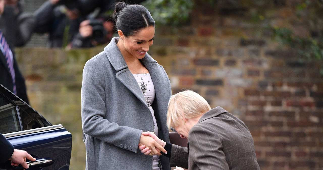 Meghan z wizytą w domu opieki/fot. Tim Rooke/REX/Shutterstock /East News