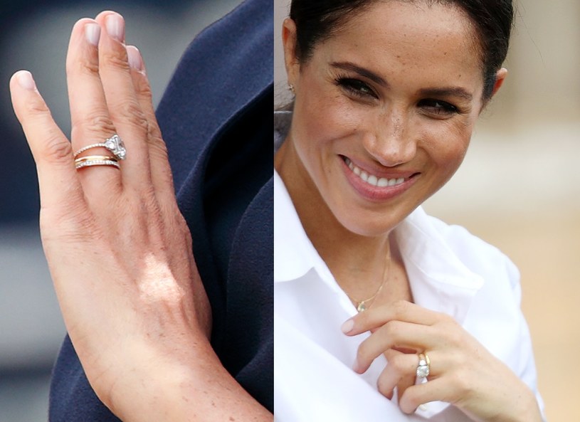 Meghan zmodyfikowała pierścionek! /Getty Images