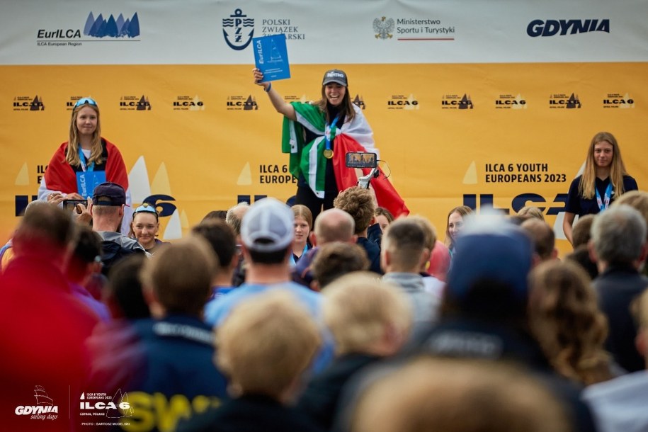 MEJ ILCA 6 - podium kobiet /Materiały prasowe