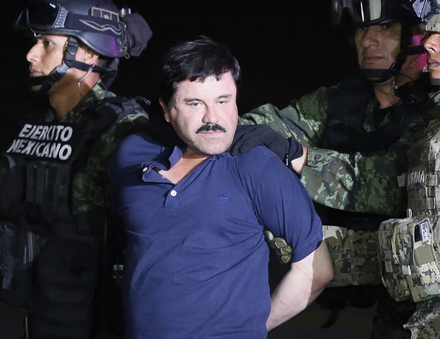 Meksyk rozpoczyna proces ekstradycji do USA jednego z najpotężniejszych bossów narkotykowych Joaquina "El Chapo" Guzmana /JOSE MENDEZ /PAP/EPA