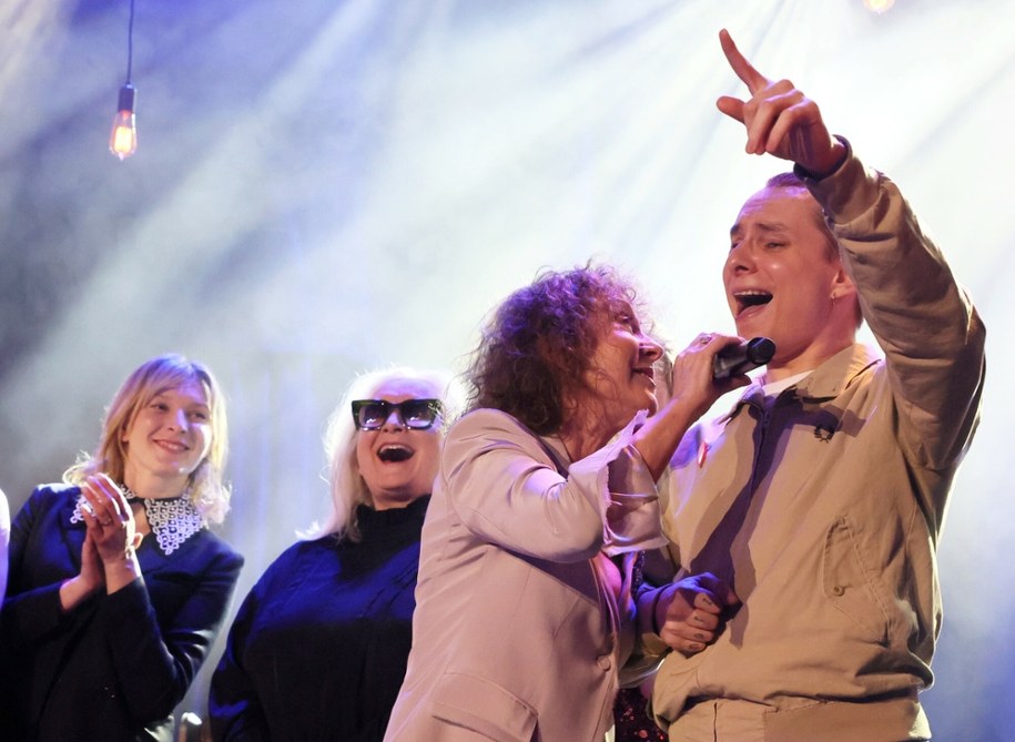 Mela Koteluk, Magda Umer, Alicja Majewska, Ralph Kaminski, koncert z okazji 63. urodzin radiowej Trójki, marzec 2025 /TRICOLORS/EAST NEWS /East News