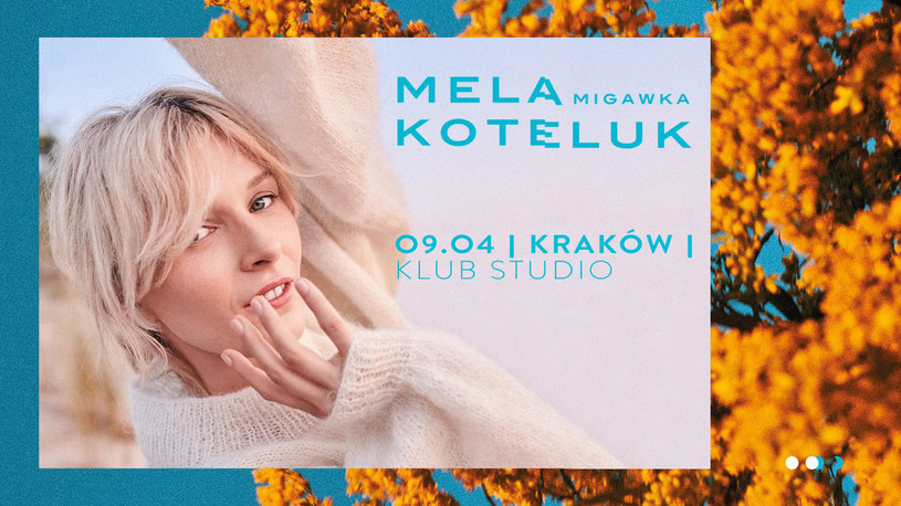 Mela Koteluk wystąpi w klubie Studio 9 kwietnia /materiały prasowe