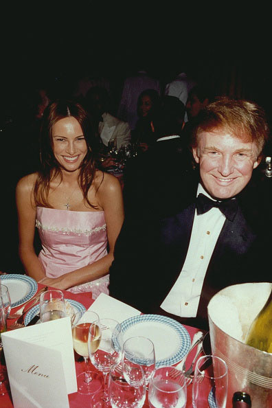 Melania i Donald Trump. Para prezydencka na początku swojej znajomości /Getty Images