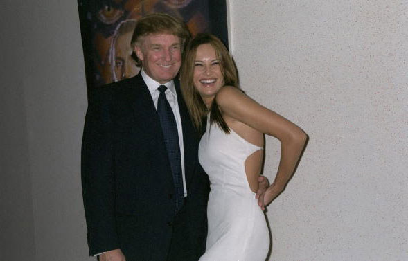 Melania  i Donald Trump w przeszłości /Getty Images