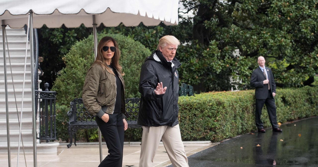 Melania i Donald Trump w Teksasie /East News