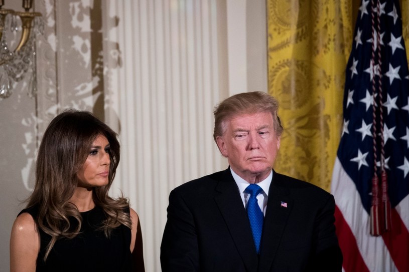 Melania i Donald Trump /DREW ANGERER /Getty Images