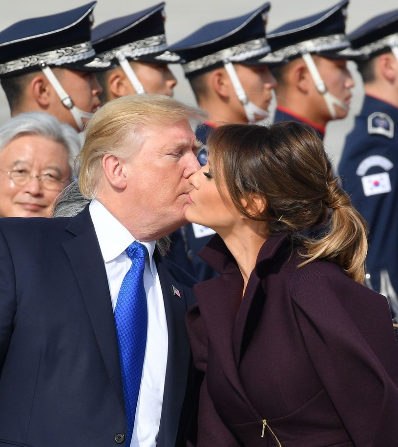 Melania i Donald Trump /SONG KYUNG-SEOK /AFP