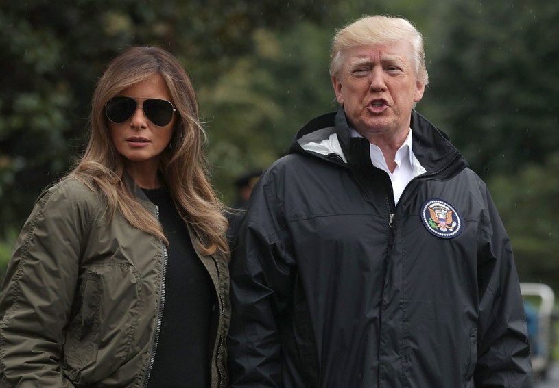 Melania i Donald Trump /ALEX WONG /Getty Images