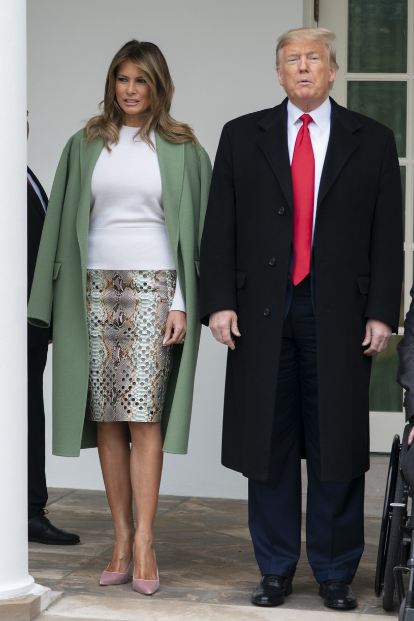 Melania i Donald Trumpowie /Polaris Images /East News