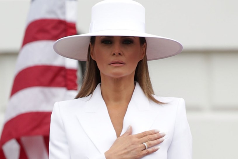Melania Trump i jej kapelusz /Aaron P. Bernstein /Getty Images