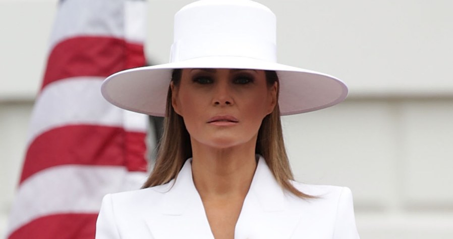 Melania Trump i jej kapelusz /Aaron P. Bernstein /Getty Images