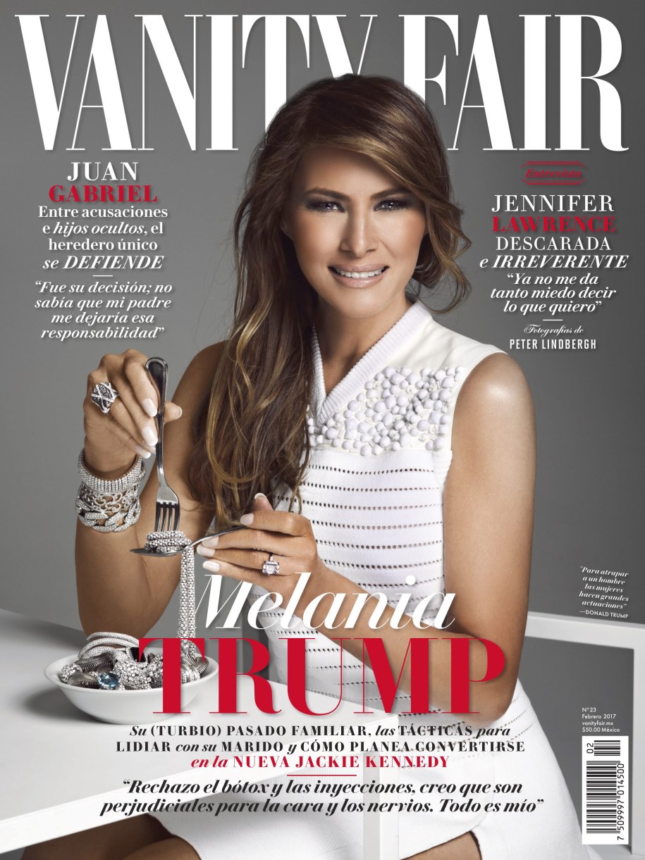 Melania Trump na okładce meksykańskiego wydania Vanity Fair /VANITY FAIR MEXICO  /PAP/EPA