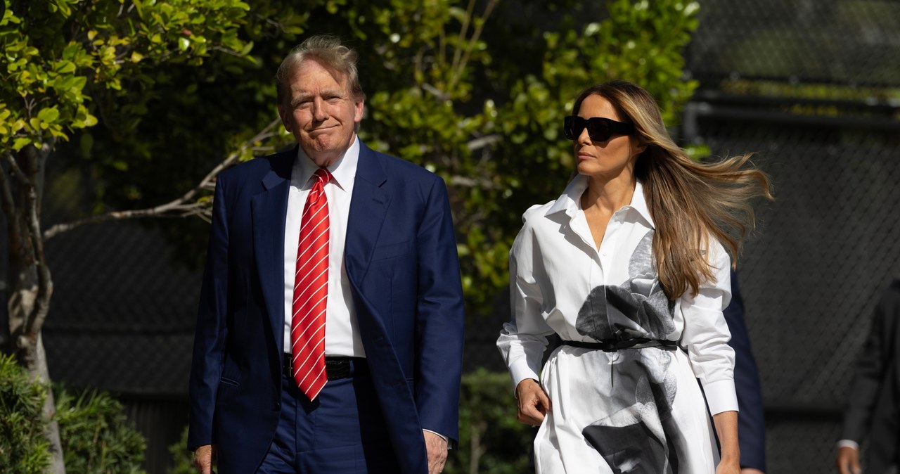 Melania Trump stawia często na klasykę w modowych trendach /	Joe Raedle / Staff /Getty Images