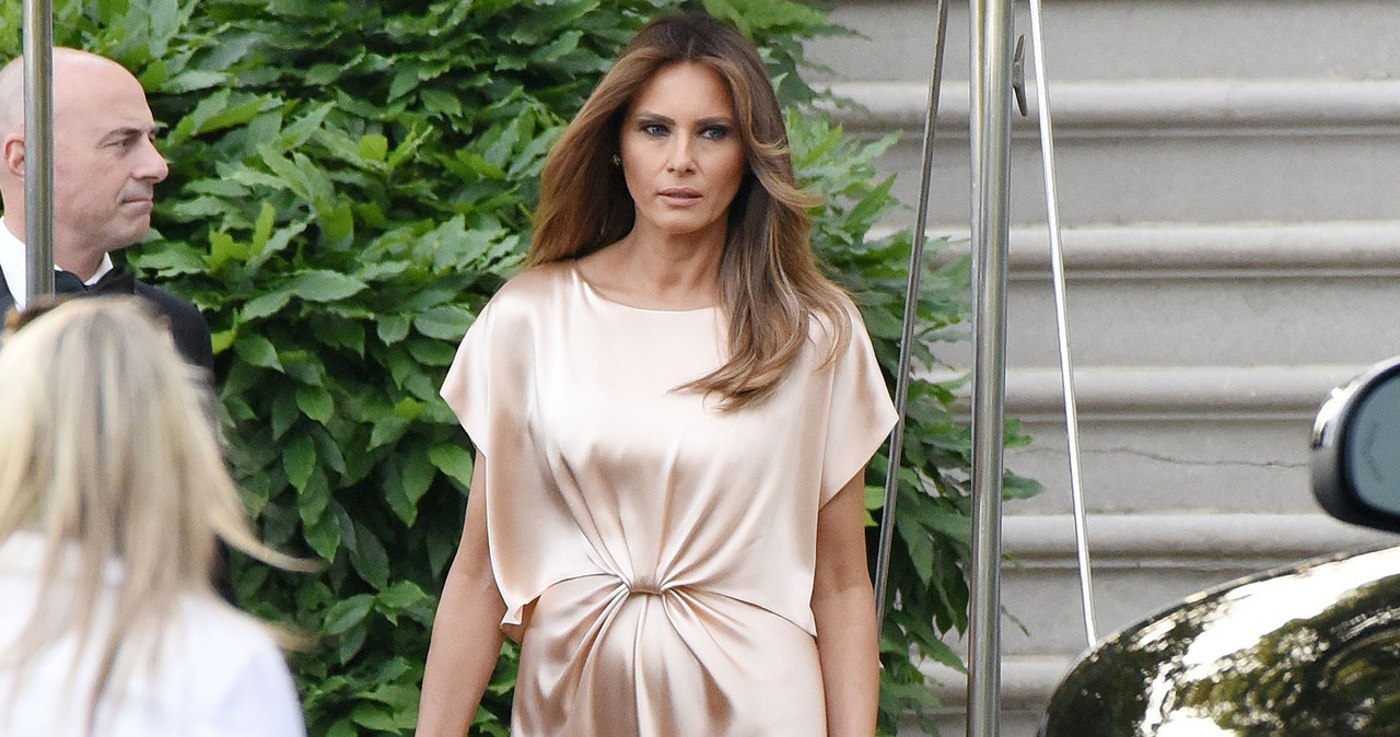 Melania Trump towarzyszyła mężowi /Polaris Images /East News