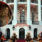 Melania Trump Melania Trump w halloween'owej stylizacji. Zadała szyku w Białym Domu